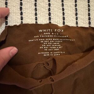 White Fox Boutique Brown Top